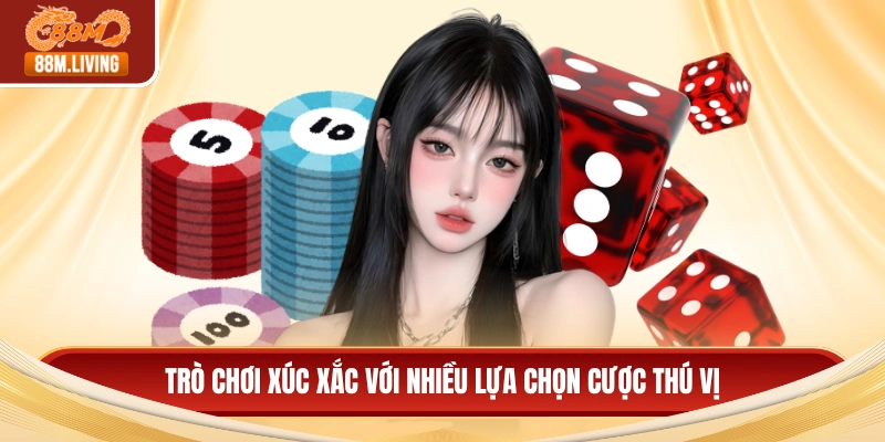 Trò chơi xúc xắc với nhiều lựa chọn cược thú vị