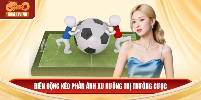 Biến động kèo phản ánh xu hướng thị trường cược